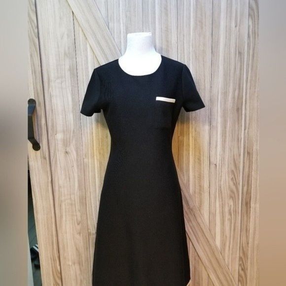 Salvatore Ferragamo Maximilian Davis Midi Noir Dress - Picture 6 of 16